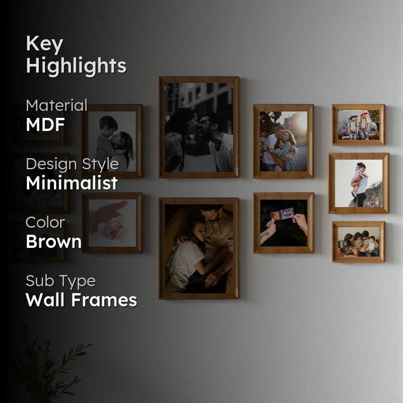 Image Ensemble MDF Wall Photo Frame - Set Of Twelve media 2