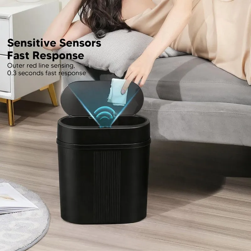 Air Wave Smart Motion Sensor Dustbin - Black media 7