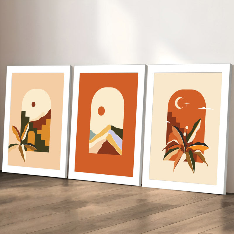 Abstract Connect Wall Art - Set Of Three