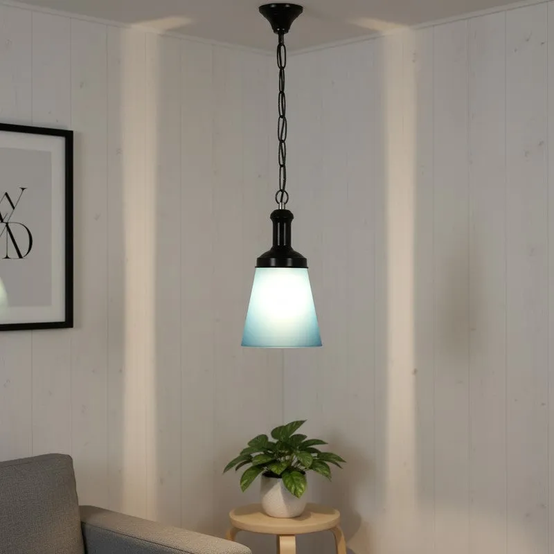LumiRose PVC Ceiling Lamp - Blue media 1