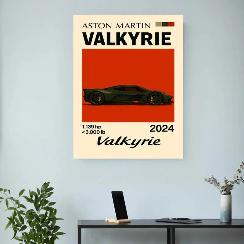Aston Martin Valkyrie Wall Poster media 3
