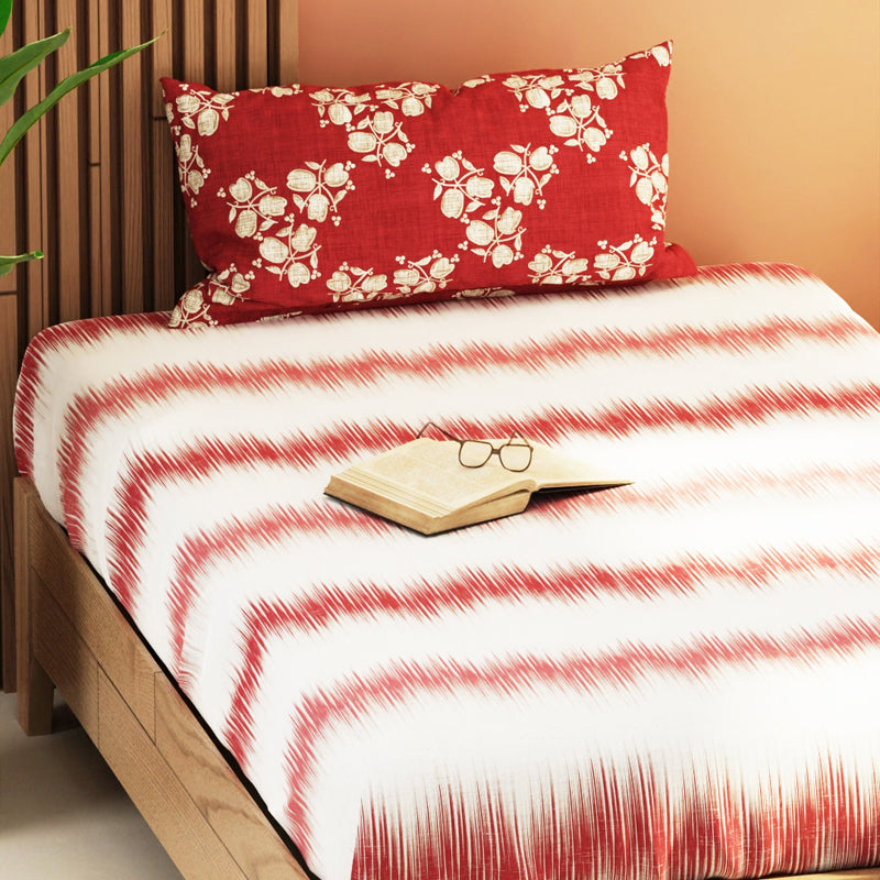 Blumira Stripe Microfiber Microfiber Bedsheet - 120 GSM media 5