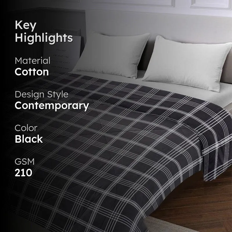 Shelly Geomatric Cotton Comforter - 210 GSM media 2