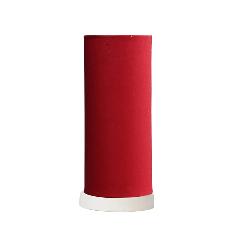 Esto Tower Wooden Table Lamp - Red,White media 3