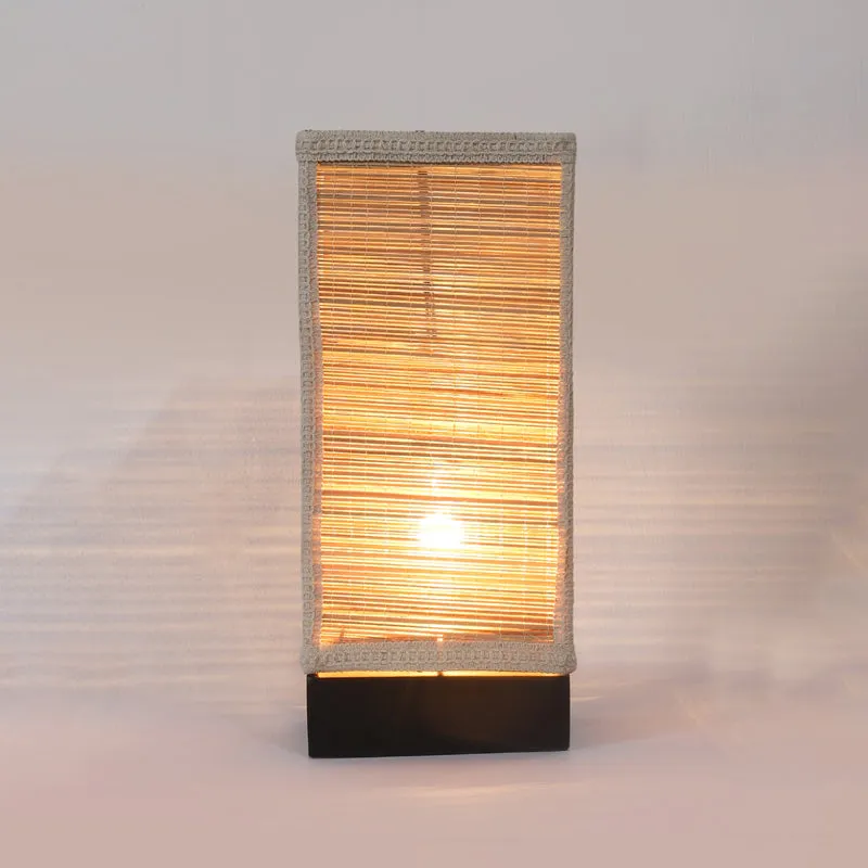 Vionelle Bamboo Table Lamp - Black media 5