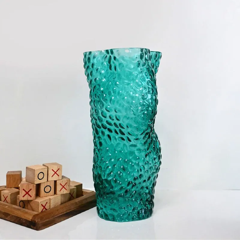 Verdant Wave Designer Vase - Green media 4