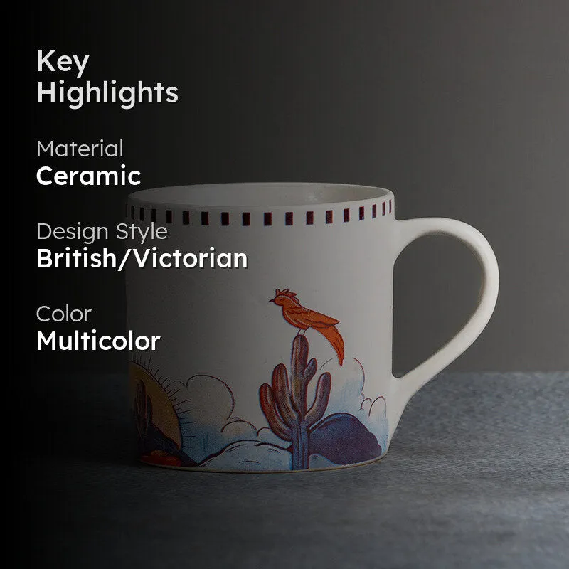 Cactus Ceramic Coffee Mug (300 mL) media 2