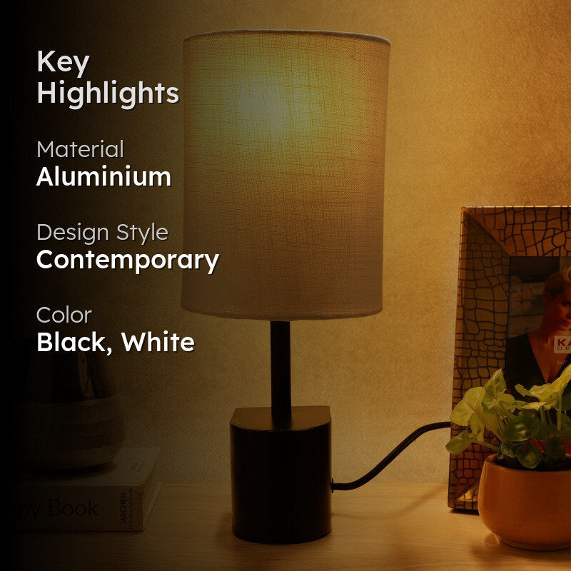 Siena Table Lamp - Black,White media 2