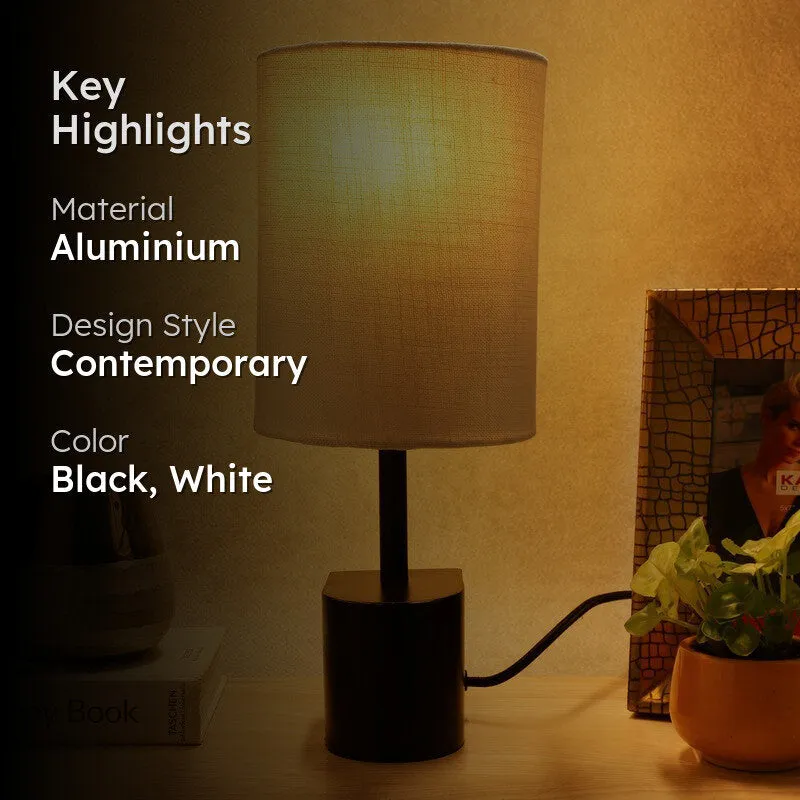Siena Table Lamp - Black,White media 2