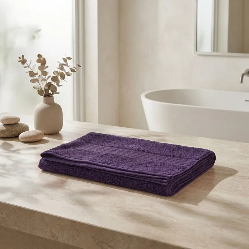 Monte Carlo Dry Nest Pure Cotton Bath Towel - Purple media 1