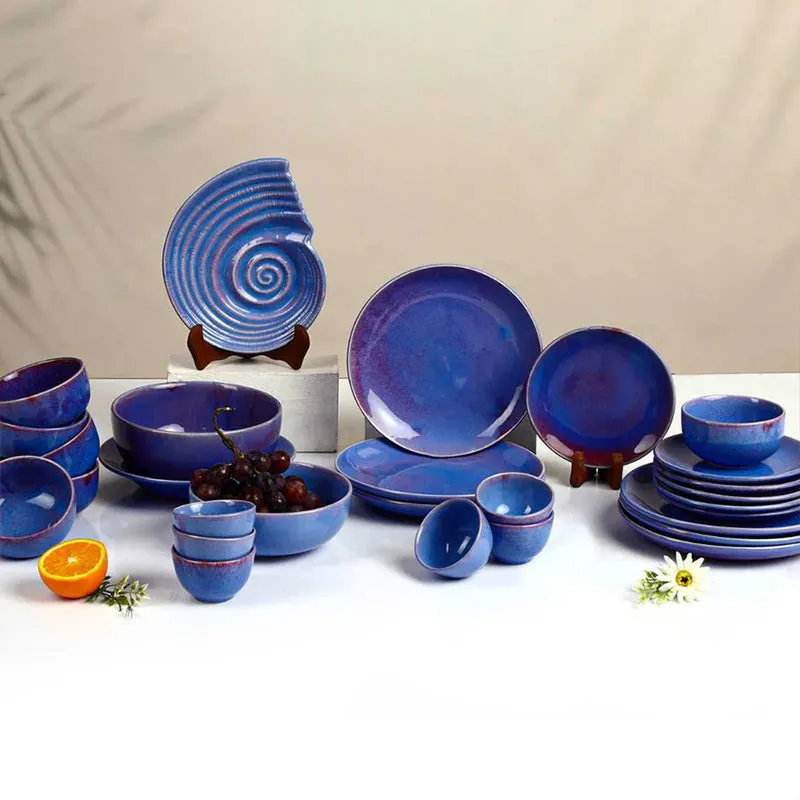 Periela Handmade Dinner Set - 82 Piece Set media 3