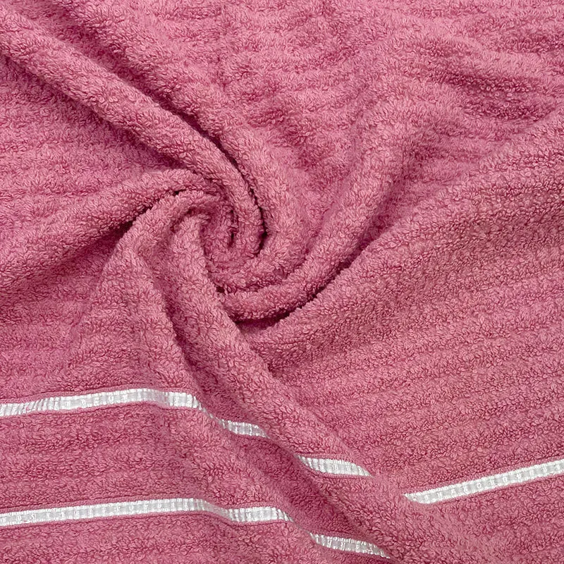Lisse Cotton Bath Towel - Pink media 6
