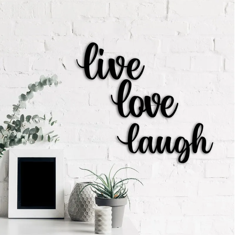 Life Motto MDF & Wooden Wall Accent media 1