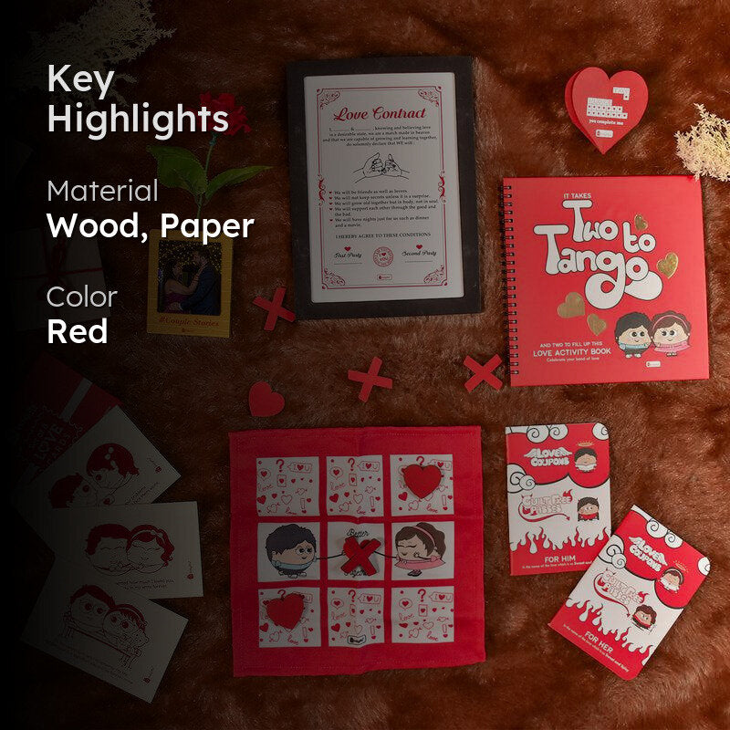 Heart's Happiness Valentine's Gift Box - Five Piece Set media 2