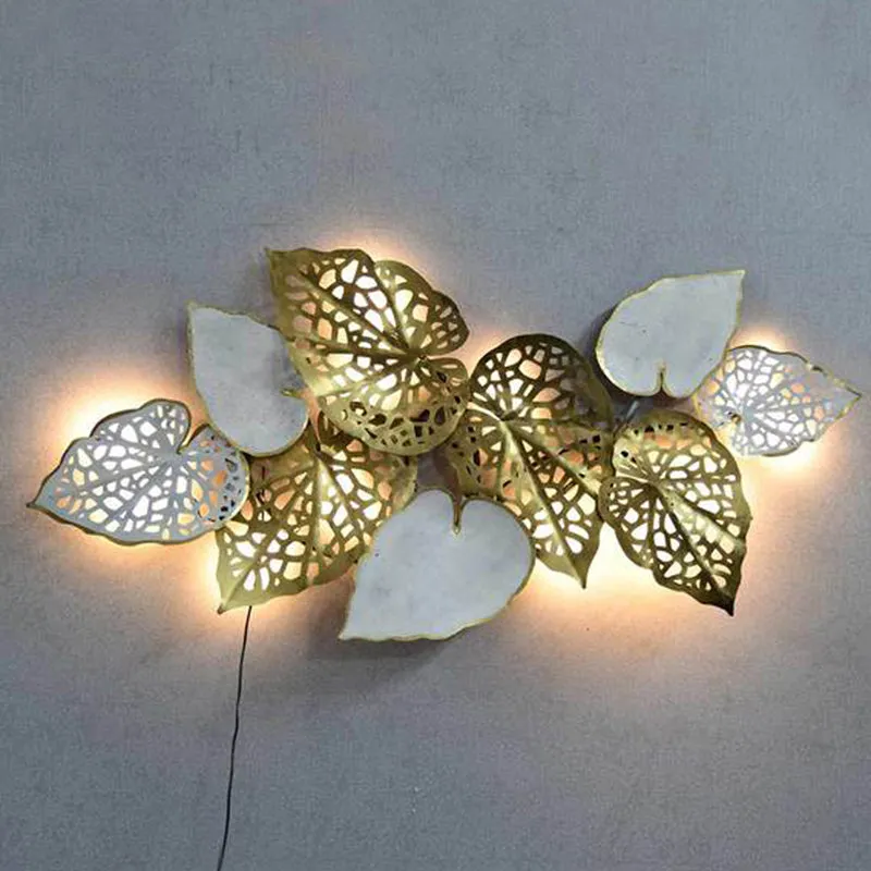 Dainty Leaves Iron Wall Accent media 3