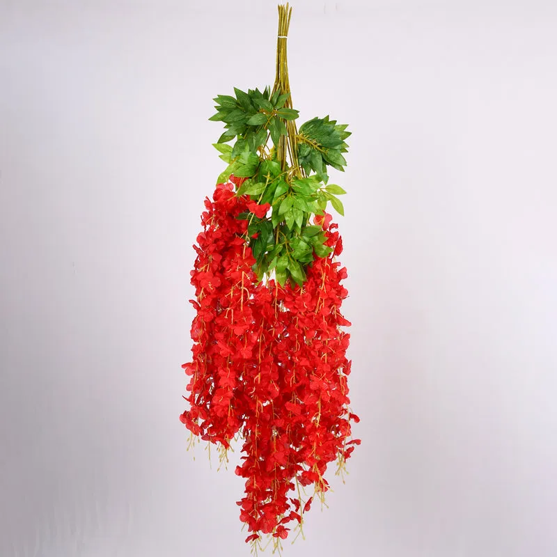 Perenna Artificial Orchid Bunch - Red media 6