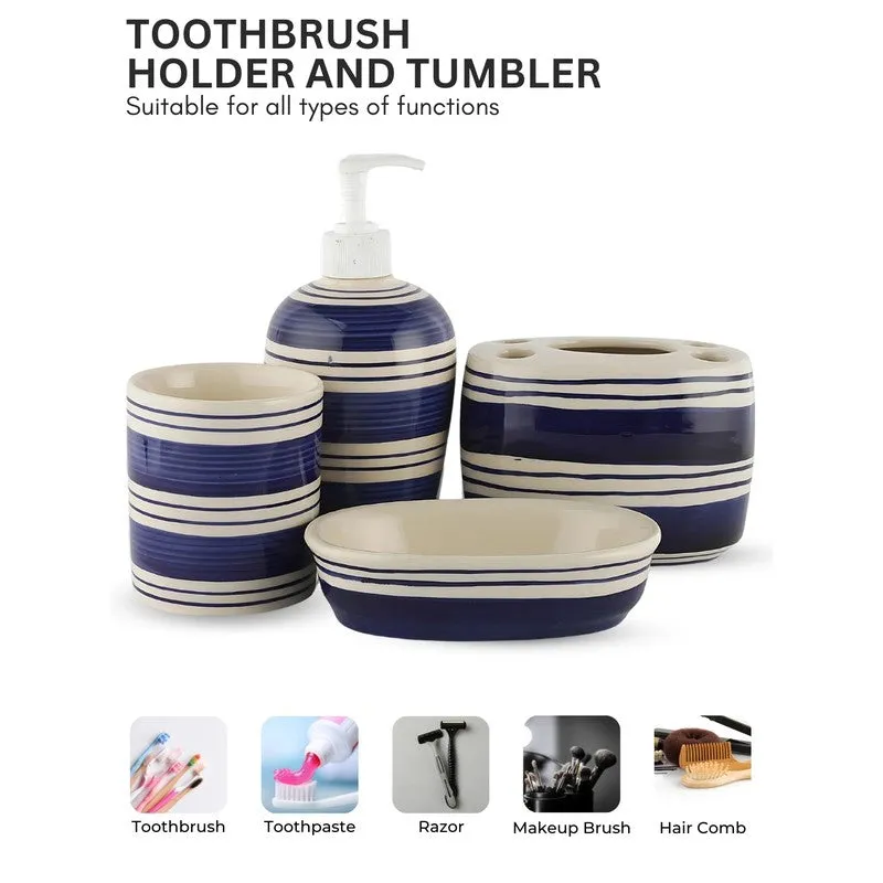 Chic Bathroom Accessories Set - Four Piece Set media 5