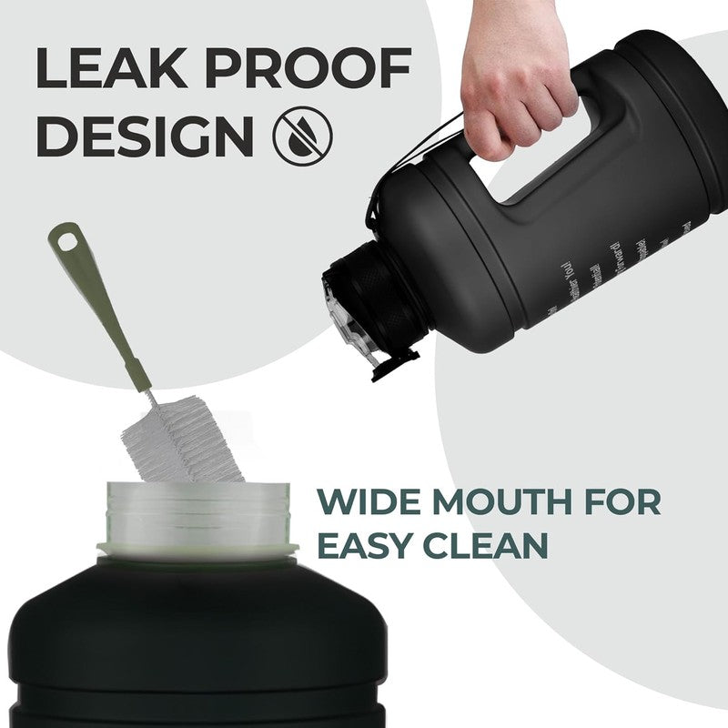 Solara Plaino Plastic Water Bottle (2200 mL) - Black media 6