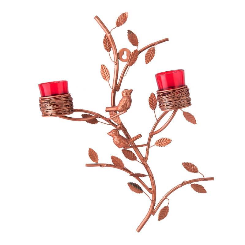 Cuprum Stem Candle Holder Votive - Red media 3