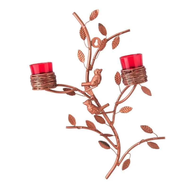 Cuprum Stem Candle Holder Votive - Red media 3