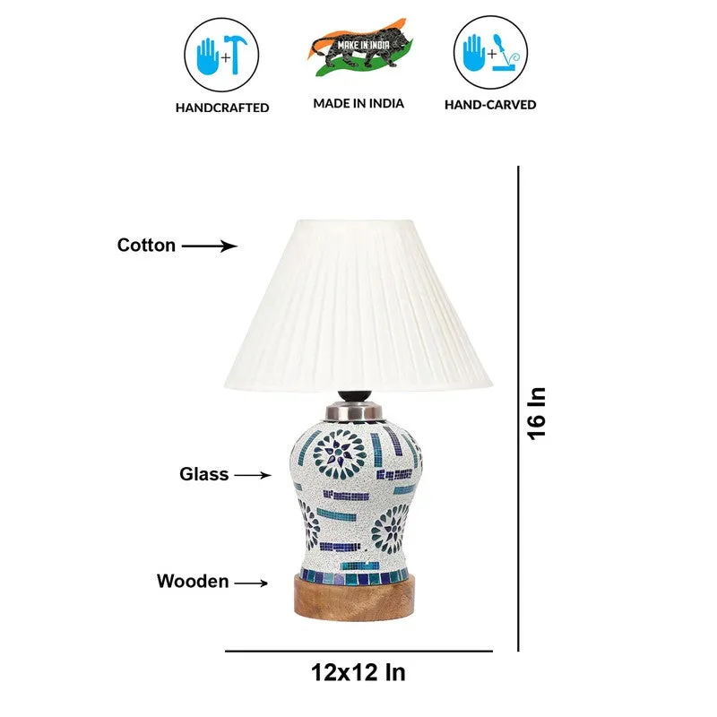 Sonara Pleatra Wooden Table Lamp - Multicolor media 9