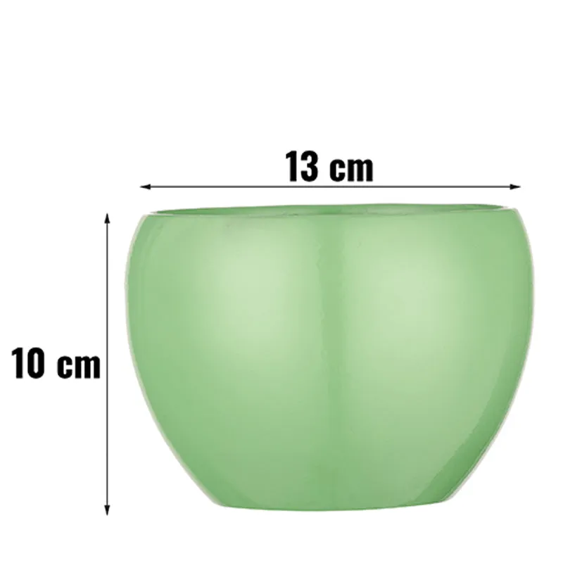 Nectera Metal Planter (Pink/Green) - Set Of Two media 7