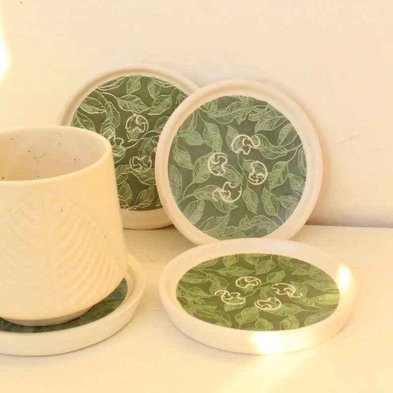 Durable Wooden Coasters Heat Resistant - Set Of Four media 4