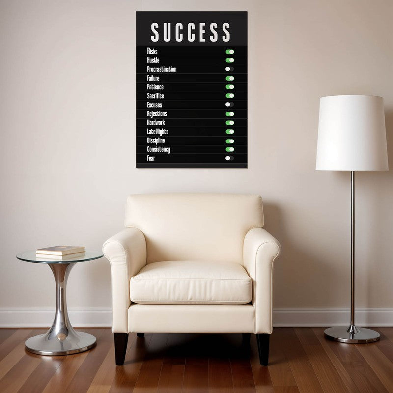 Point Of Success Wall Poster