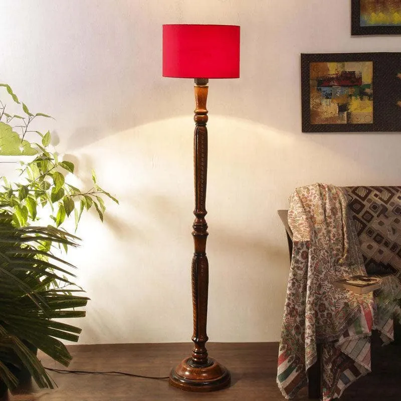 Old School Floor Lamp - Red media 1