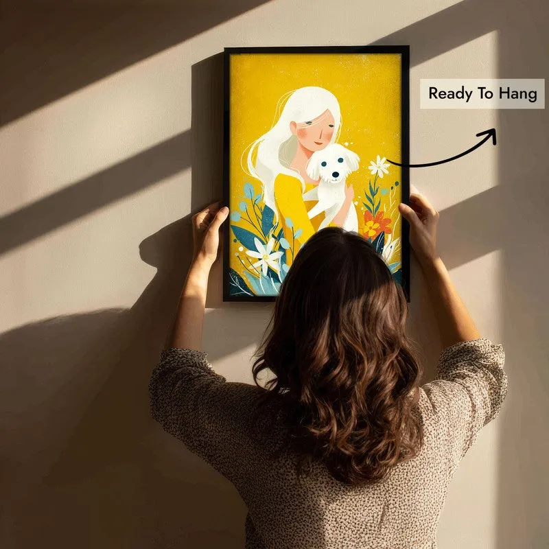 Suniva Canvas Wall Painting With Black Frame media 6