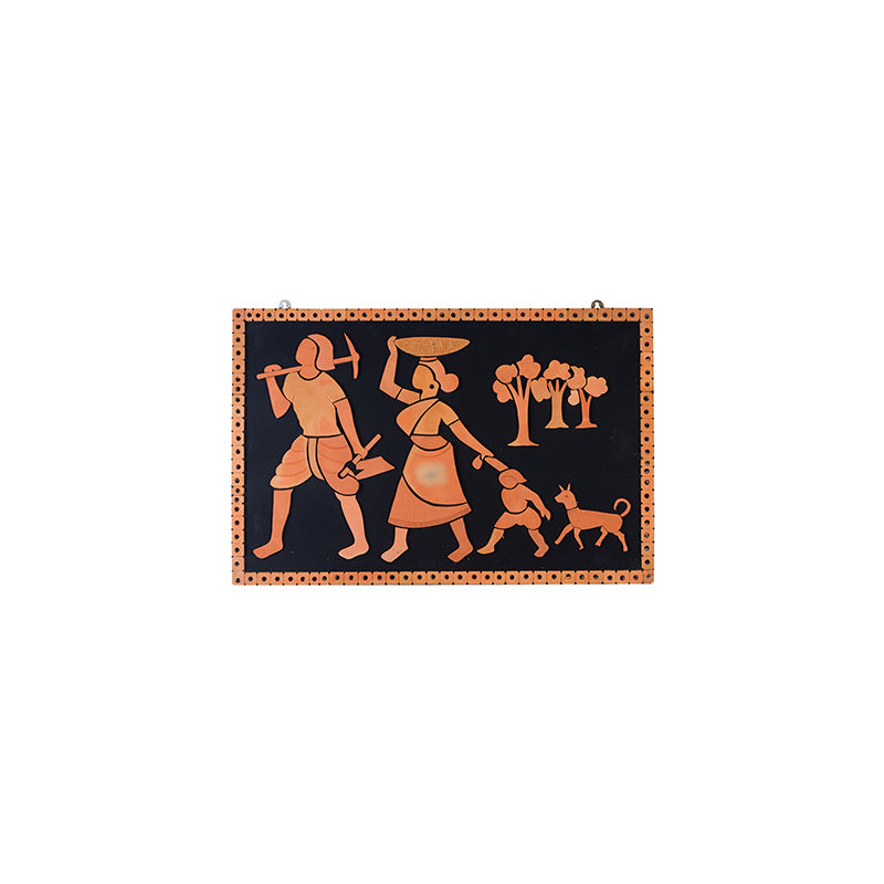 The Folk Chore Terracotta Wall Art media 3