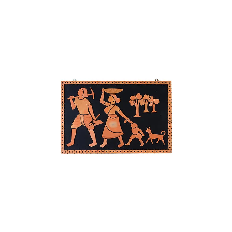 The Folk Chore Terracotta Wall Art media 3