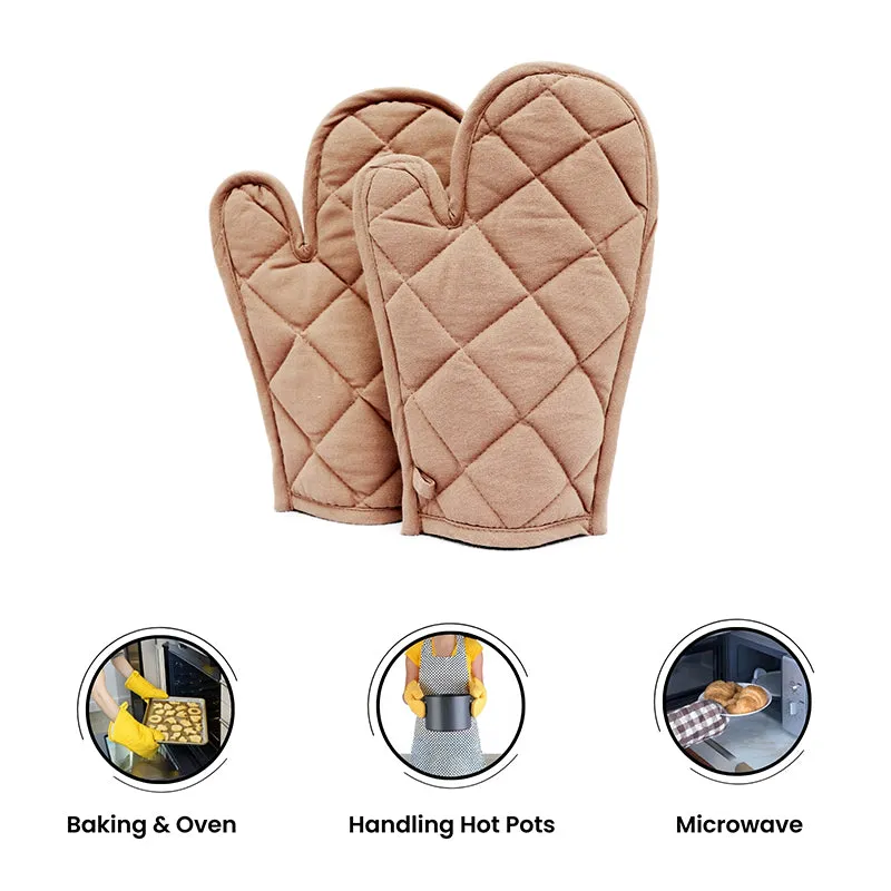 Swayam Garde Kitchen Gloves (Beige) - Set Of Two media 6