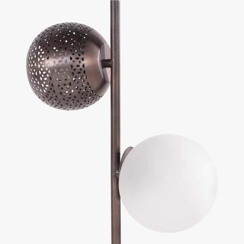Orange Tree New Soma Mild Steel Table Lamp - Black,White media 5