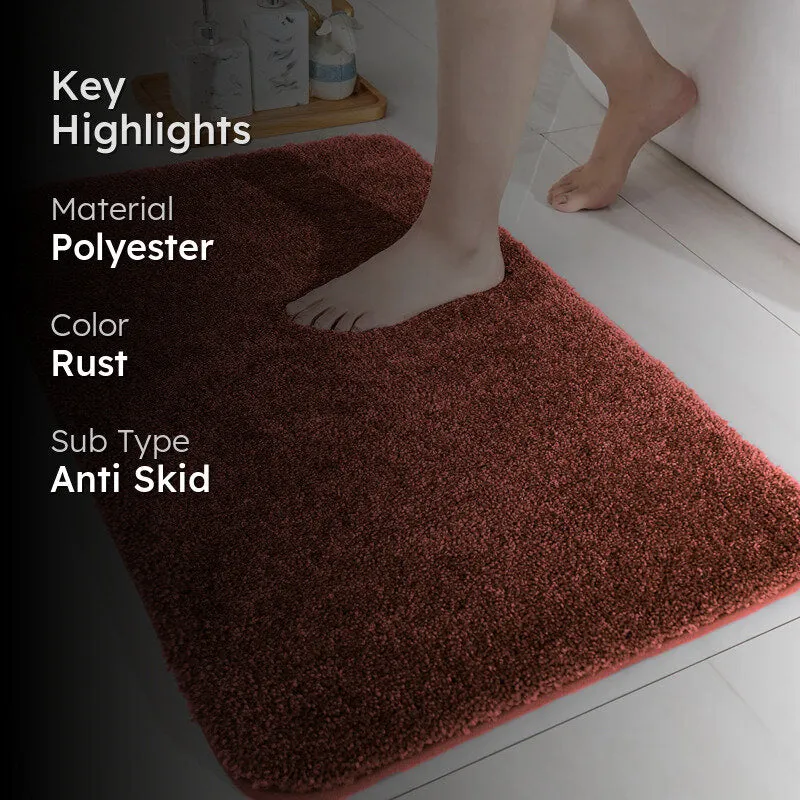 Nuo Luxe Bath Mat - Rust media 2