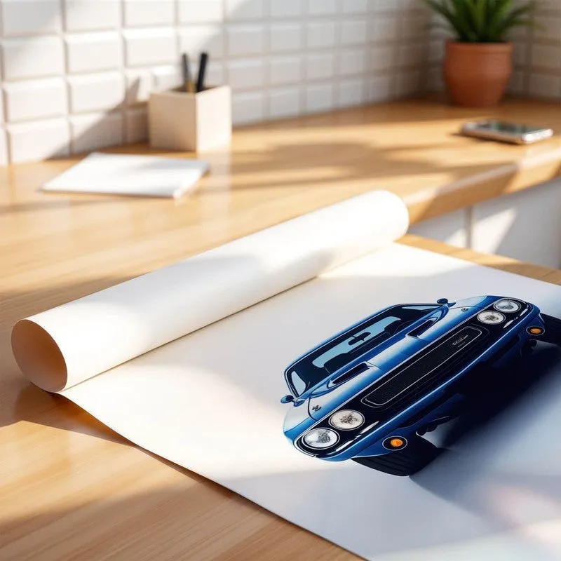 Blue Muscle Wall Poster media 4