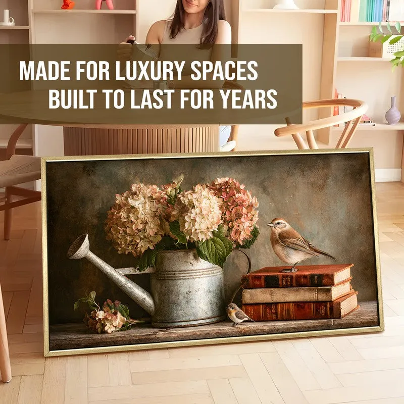 Sparrows Rest Canvas Wall Painting With Frame media 5