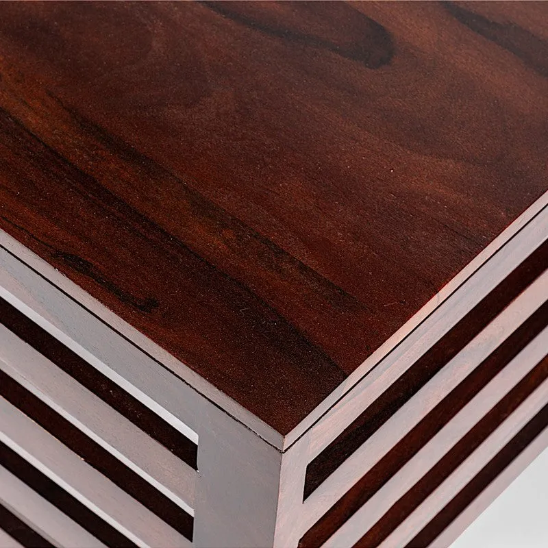 Cenrox Sheesham Wooden Center Table - Coffee Brown media 5