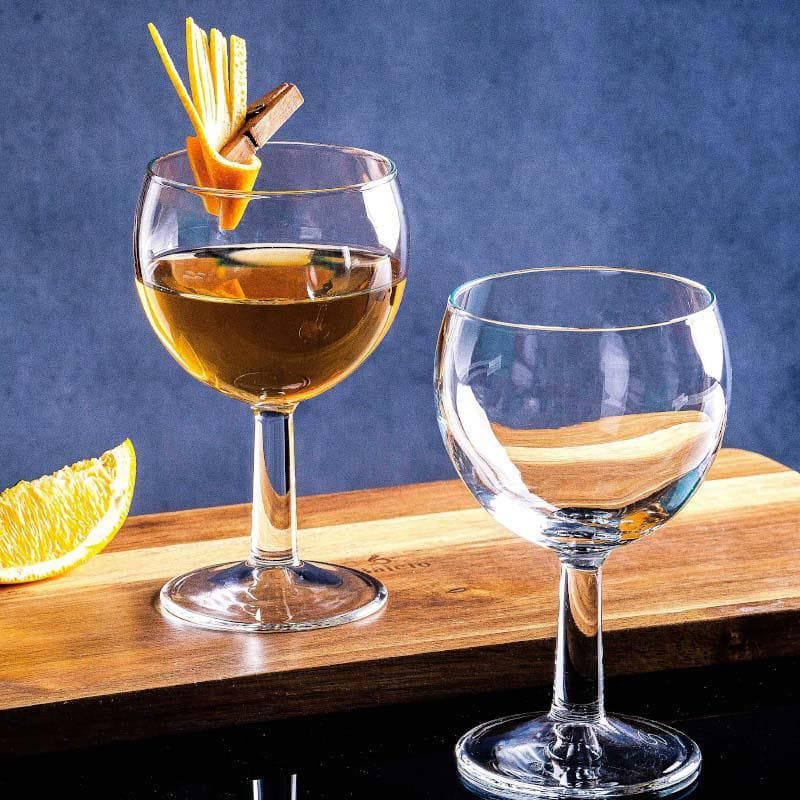 Pasabahce Makaria White Whiskey Glasses (255 mL) - Set Of Two - 255 ML