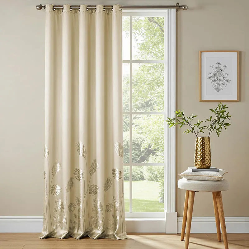 Aurika Cotton Curtain - Beige media 2