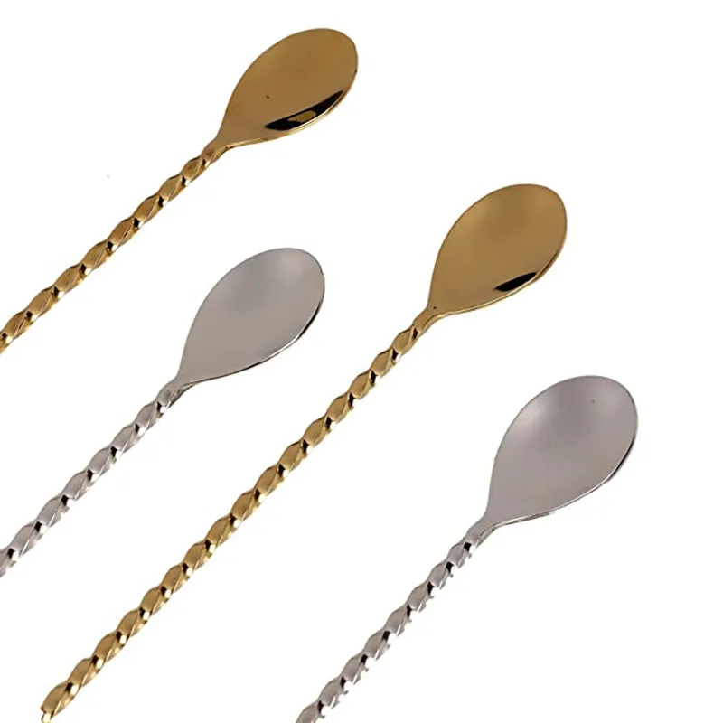 Mixline Bar Spoon (Gold,Nickel) - Set Of Four media 4