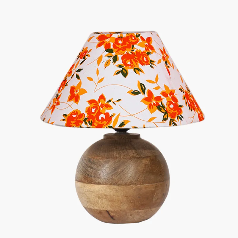 Fleur Orb Cotton Table Lamp - Multicolor media 7