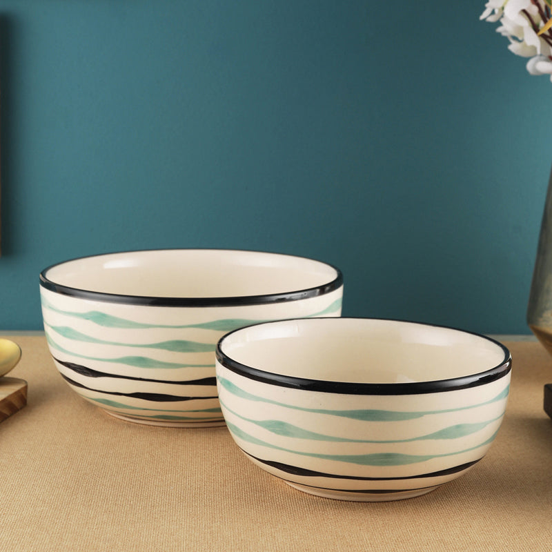 Sitara Serving Bowl (1L/750 mL) - Set Of Two