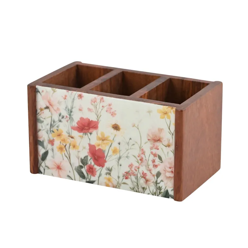 Vervina Wood Cutlery Stand media 4