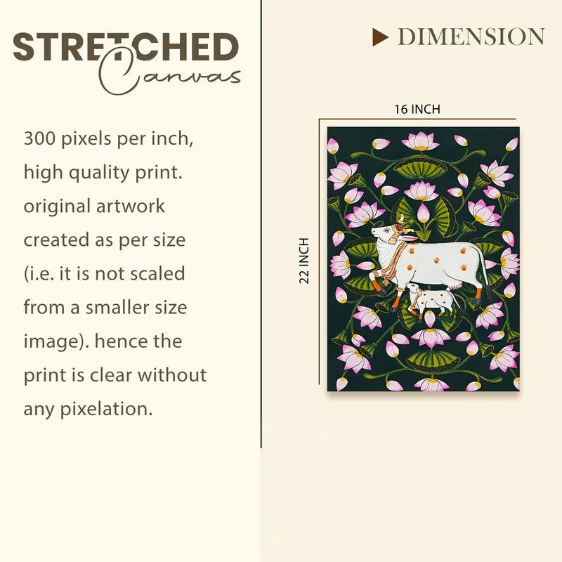 Kamadhenu Bloom Canvas Wall Art & Paintings media 9