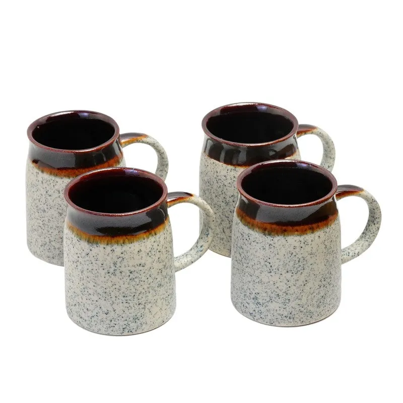 Ceramic Ceramic Coffee Mug (450 mL Each) - Set Of Four media 6