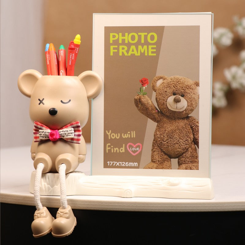 Bear Buddy Plastic Photo Frame