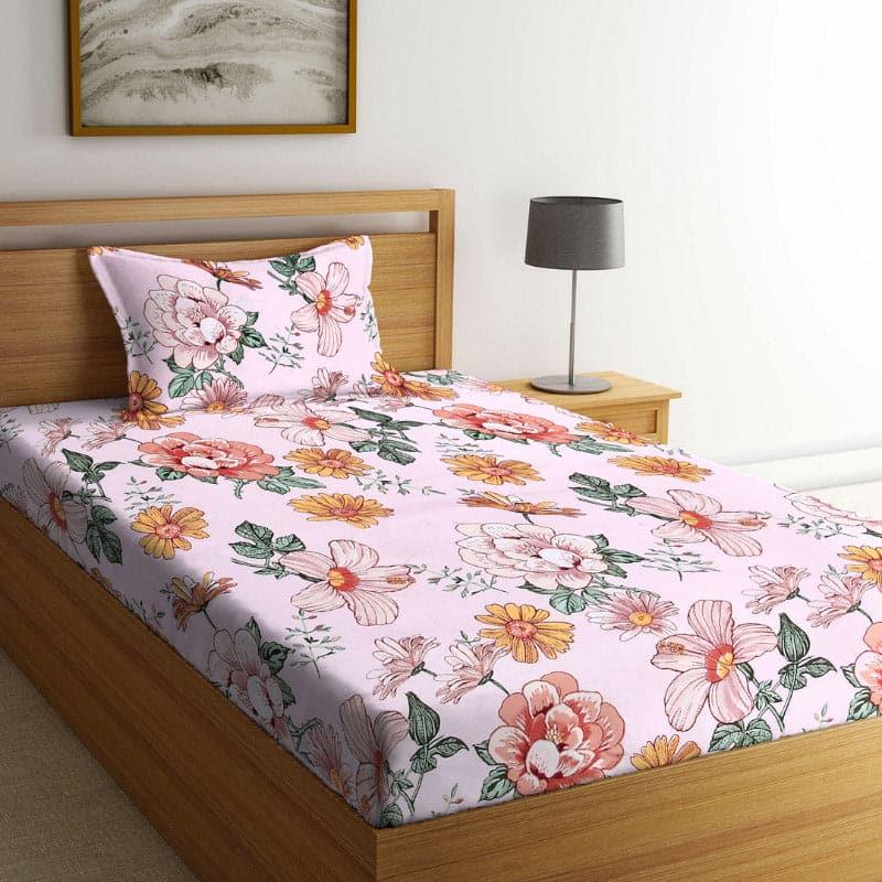 Camellia Floral Bedsheet - 150 GSM media 3
