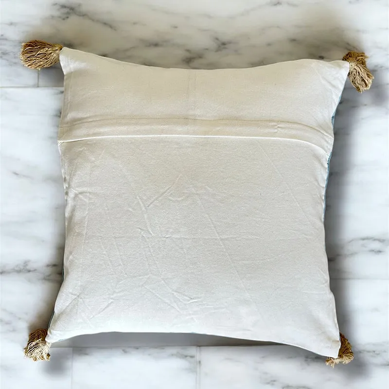 Thread Studio Embroidered Cotton Cushion Cover media 5