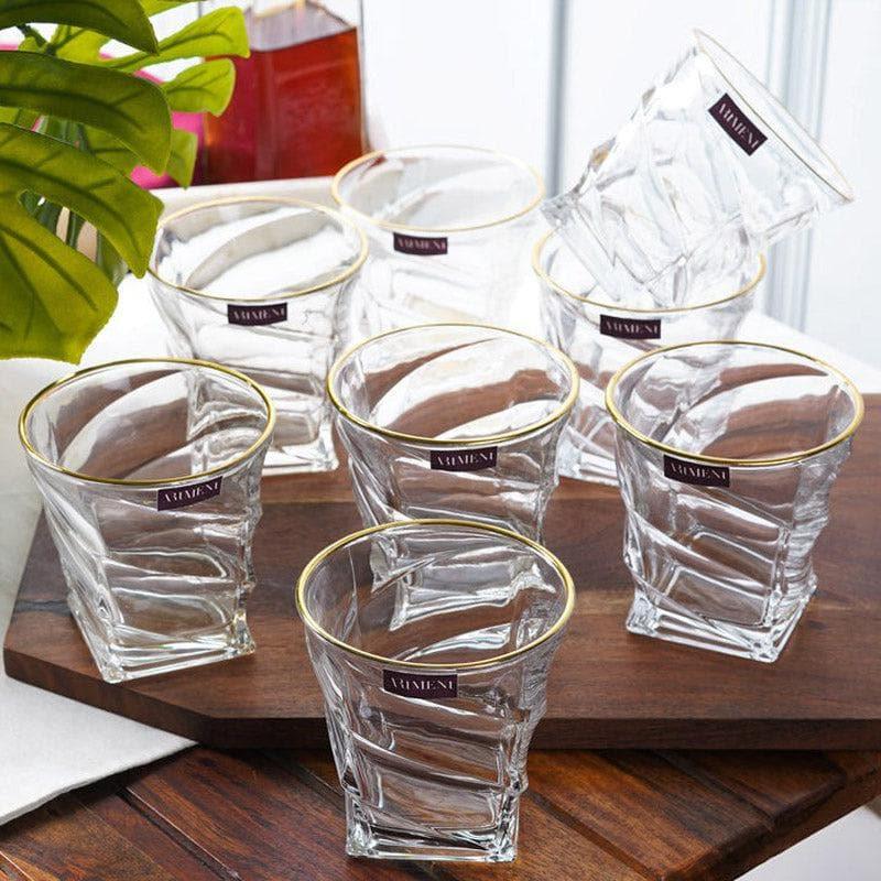 Passion Swirl Old Fashioned Glasses (320 mL Each) - Set of Four - 320 ML